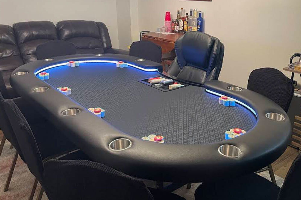 BBO Aces Pro Alpha Folding Poker Table [8 Person Table]
