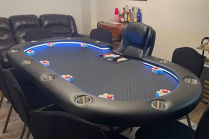 BBO Aces Pro Alpha Folding Poker Table [8 Person Table]