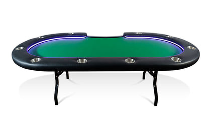 BBO Aces Pro Alpha Folding Poker Table [8 Person Table]