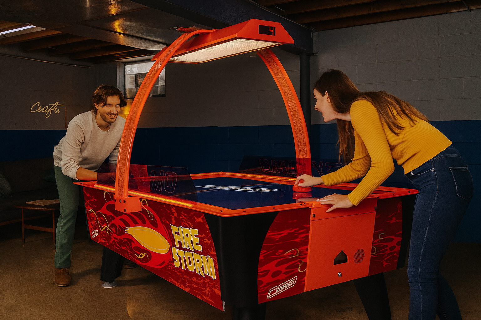 Dynamo Fire Storm Air Hockey Table