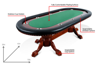 BBO Rockwell 10 Person Poker Table